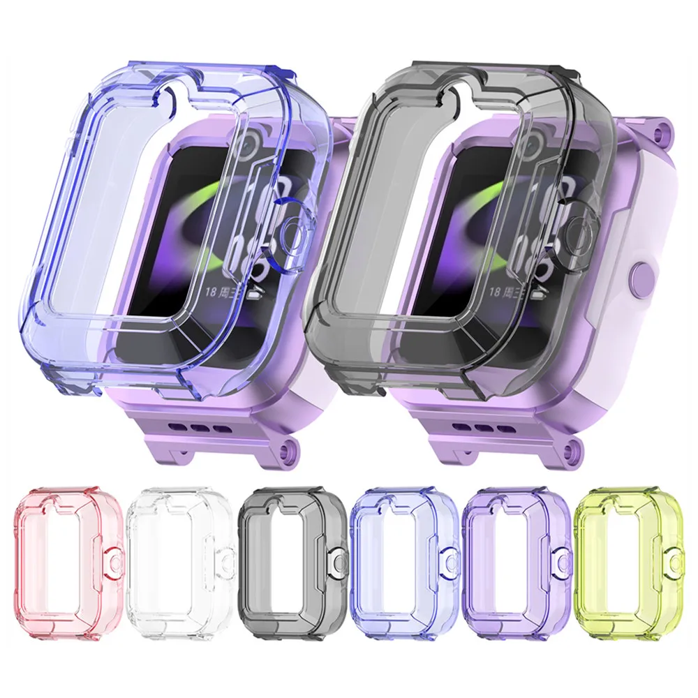 Beschermhoes Voor Huawei Kinderhorloge 5-serie Universele Zachte Tpu Halve Verpakking Hoesjes Beschermhoes Bumper Horloge Acces