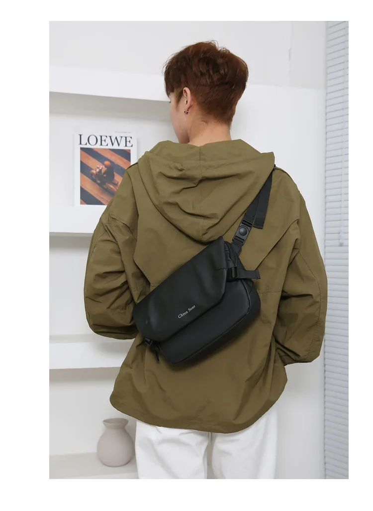 Men's Crossbody Bag, Casual Travel Portable Bag, Outdoor Sports Trend Functional Shoulder Bag, Men's Single Shoulder Backpack