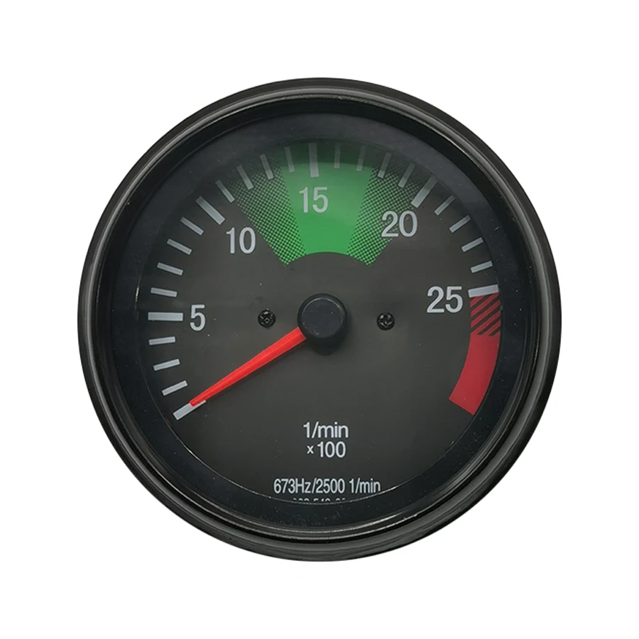 24V 100MM Heavy truck gauge Digitalc for Mercedes Truck Auto Parts Instrument Cluster Gauge 0025426916、0015424016  673Hz/2500