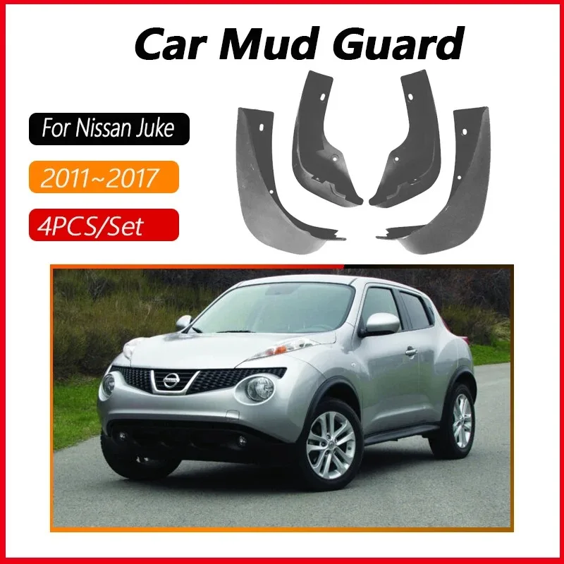 

Car Wheel Fenders for Nissan Juke F15 Infiniti ESQ 2011~2017 Antifreeze Flare Mudguards Splash Mudflap Exterior Auto Accessories
