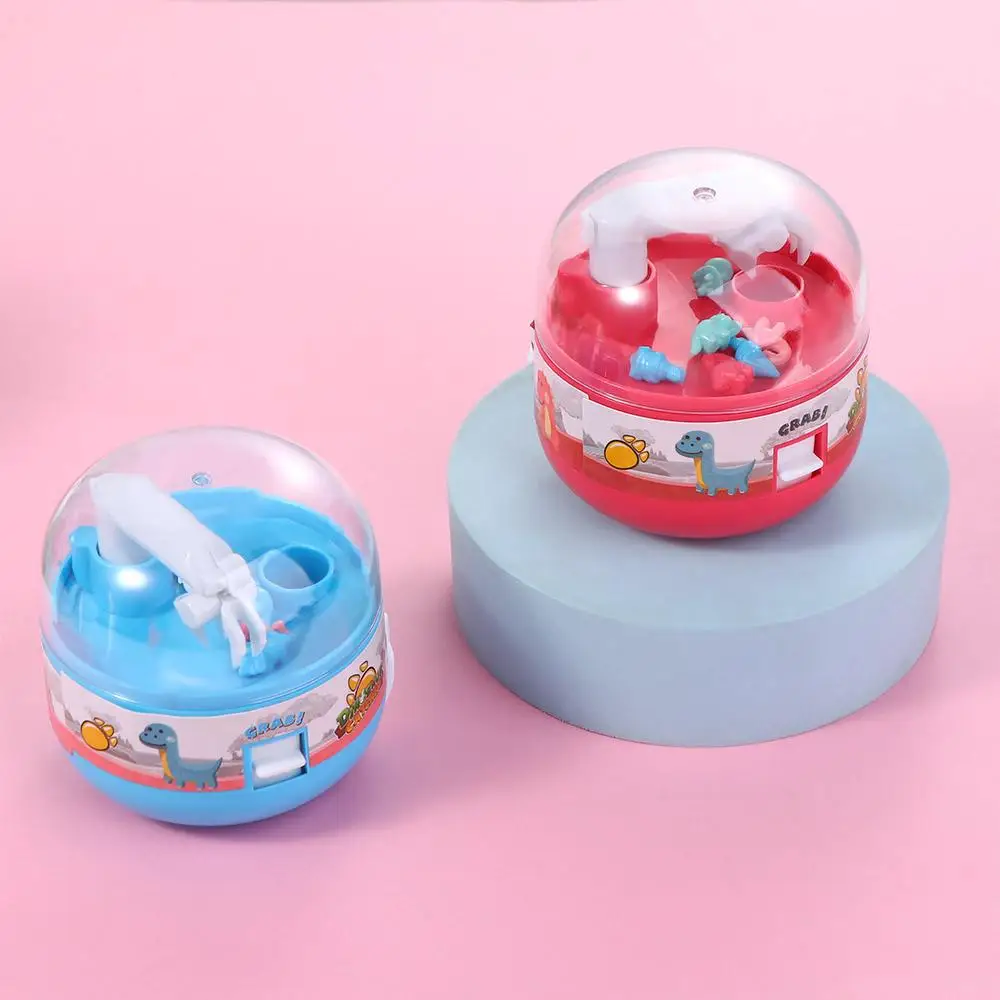 Toddler Activity Micro Dino Figures Catcher Kids Capsule Toy Catch Dinosaur Game Capsule Catcher Toy Mini Claw Machine