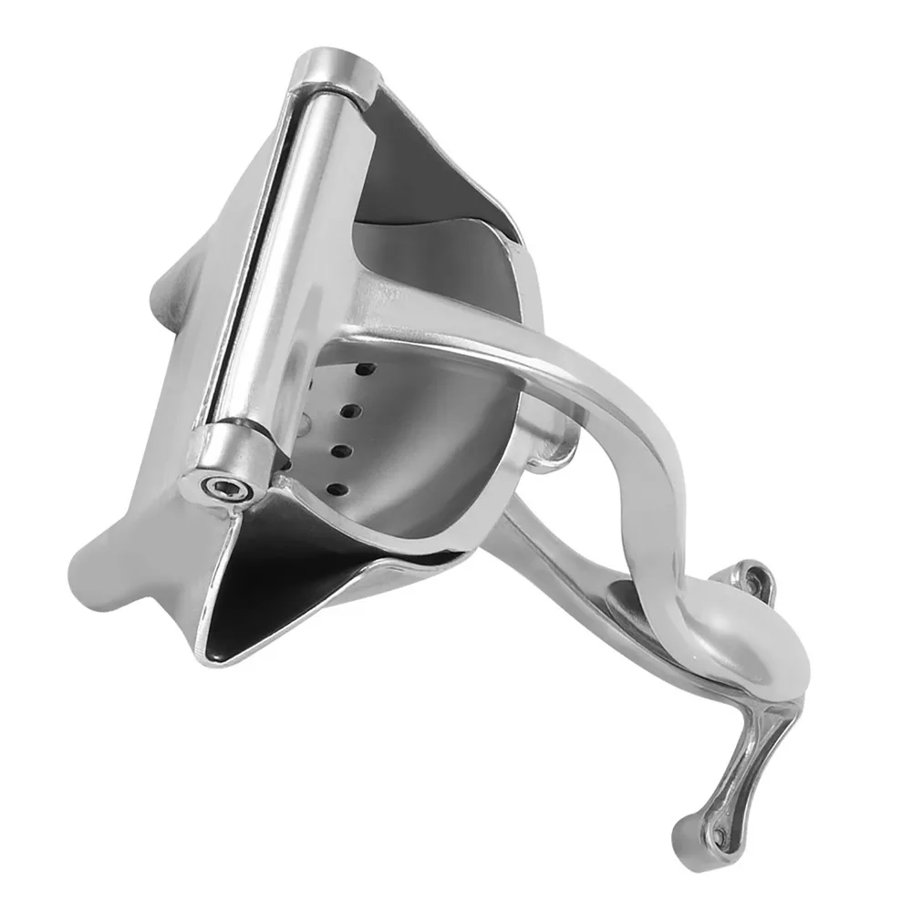 Squeezing Tool Aluminium Alloy Manual Juicer Handheld Portable Fruit Juice Squeezer Durable Easy Clean Citrus Juicer Bar