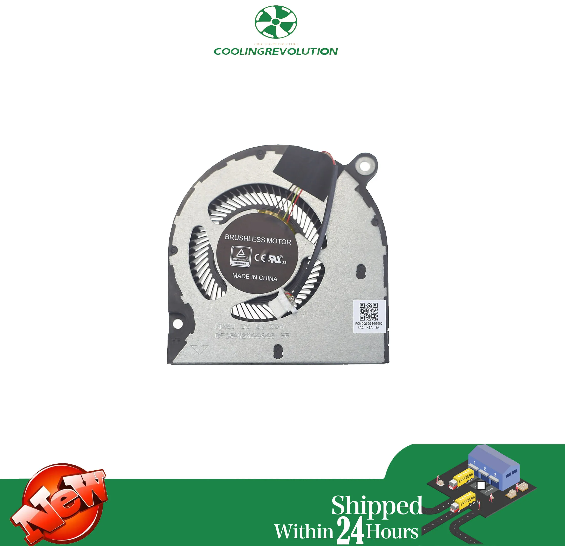 Ventilador de refrigeración para ordenador portátil, dispositivo de ventilación de CPU DFS5K121144648 DC5V 0.5A 4PIN para Acer TravelMate P2 TPM215-52 N19Q8