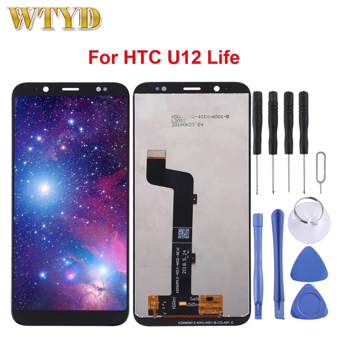 TFT LCD Screen for HTC U12 Life with Digitizer Full Assembly Mobile Phone Repair Replacement Accessories