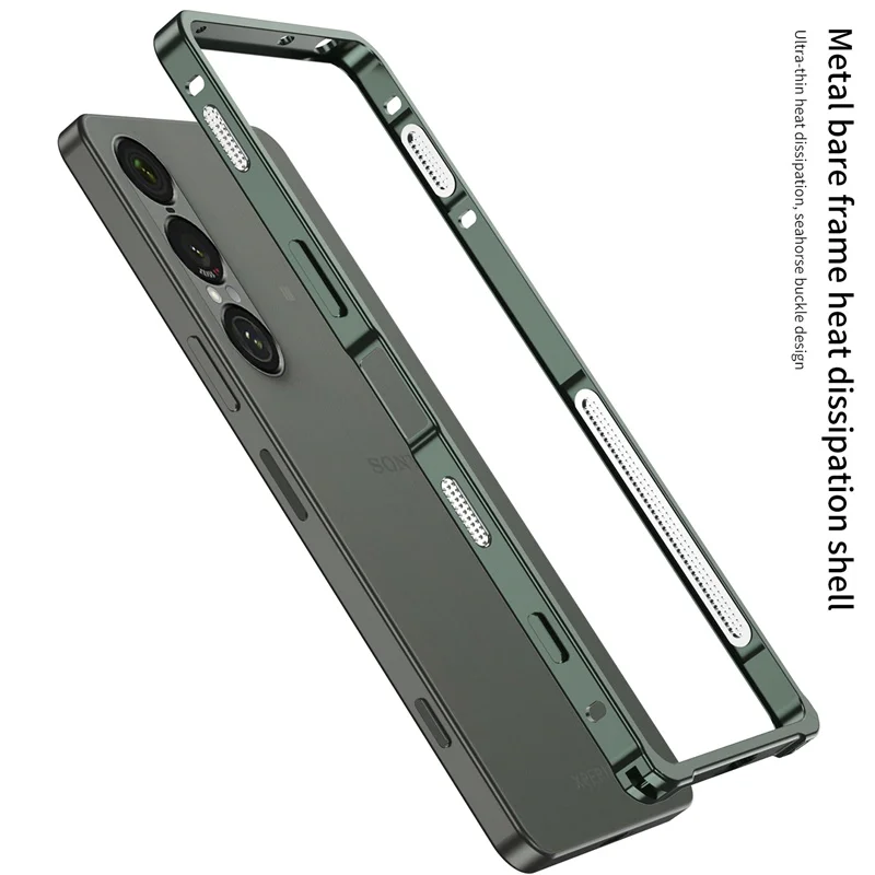 New Metal Frame Bumper Phone Case For Sony Xperia 1Vi 7 1Vli 6 Aviation Aluminum Alloy Armor Shockproof Cover