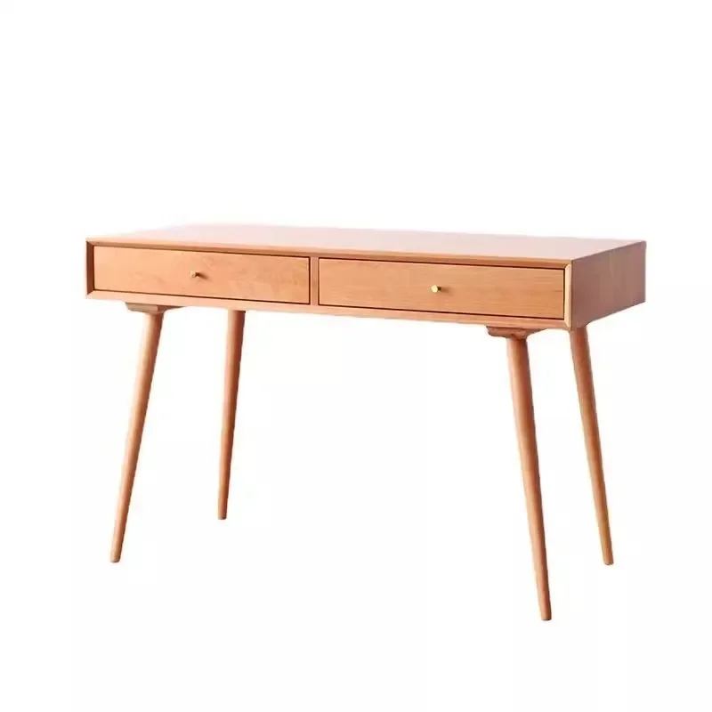 

Nordic solid wood simple modern student computer desk Japanese solid wood writing desk