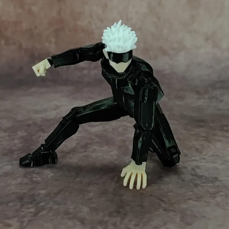 3D Printed Gojo Satoru Jujutsu Kaisen Anime Multi-Jointed Shapeshift Toys Action Figures Mannequin Model Ornaments Gifts