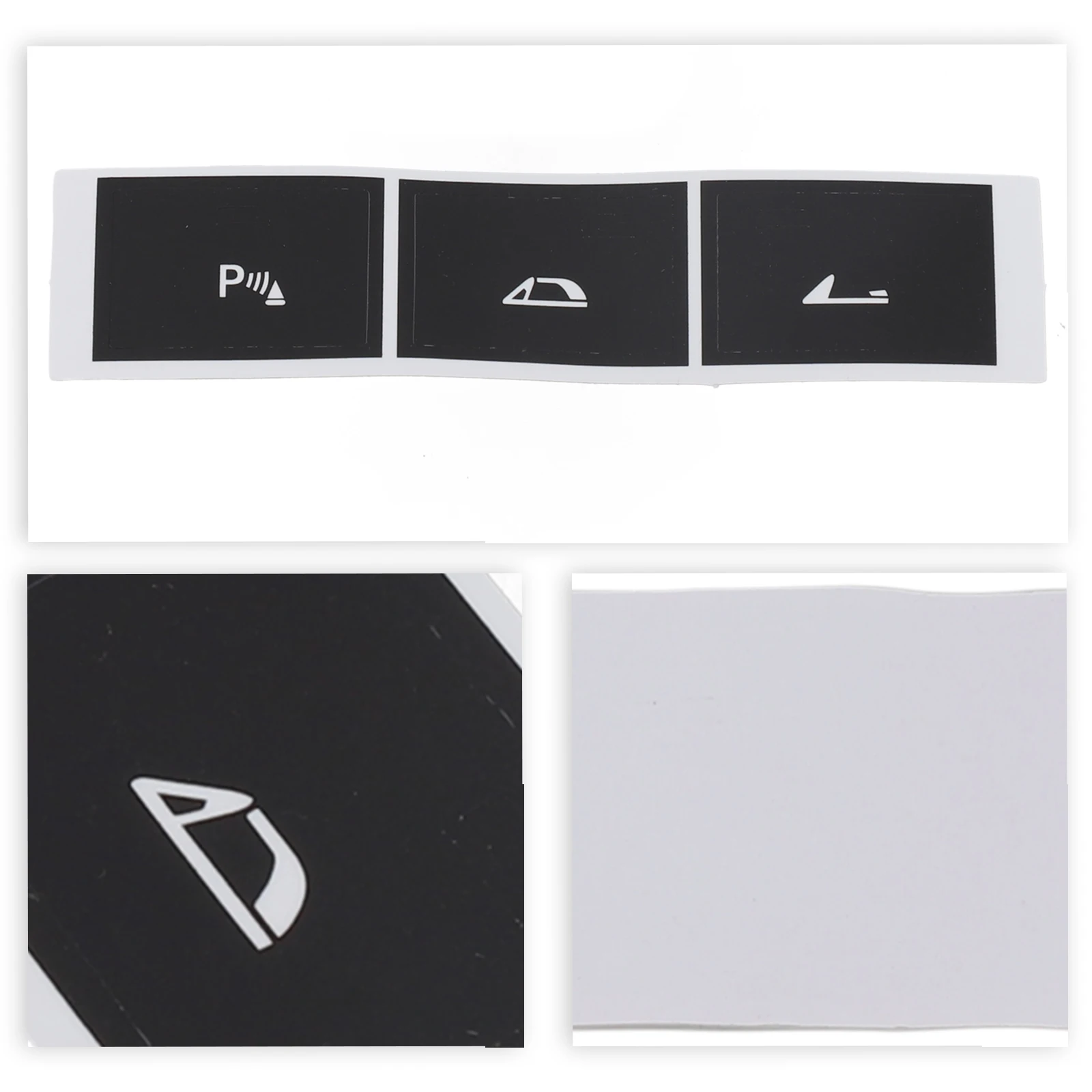 Sticker Black Vinyl For BMW Z4 E89 2009-2016 Button Repair Decals Stickers Center Multi-function Switch Button Repair Stickers