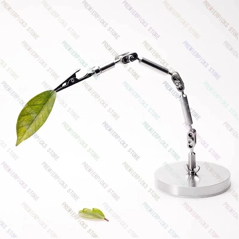 Stainless Steel Stop Motion Animation Stand Universal  Doll Prop Shooting Full Metal Fixer with 5-Piece Head