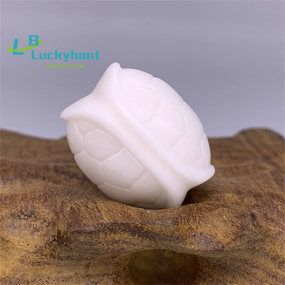 Ivory Fruit Carving Jewelry Rich Armor Double-sided Turtle Shell Pendant Diy Handmade Bodhi Accessories