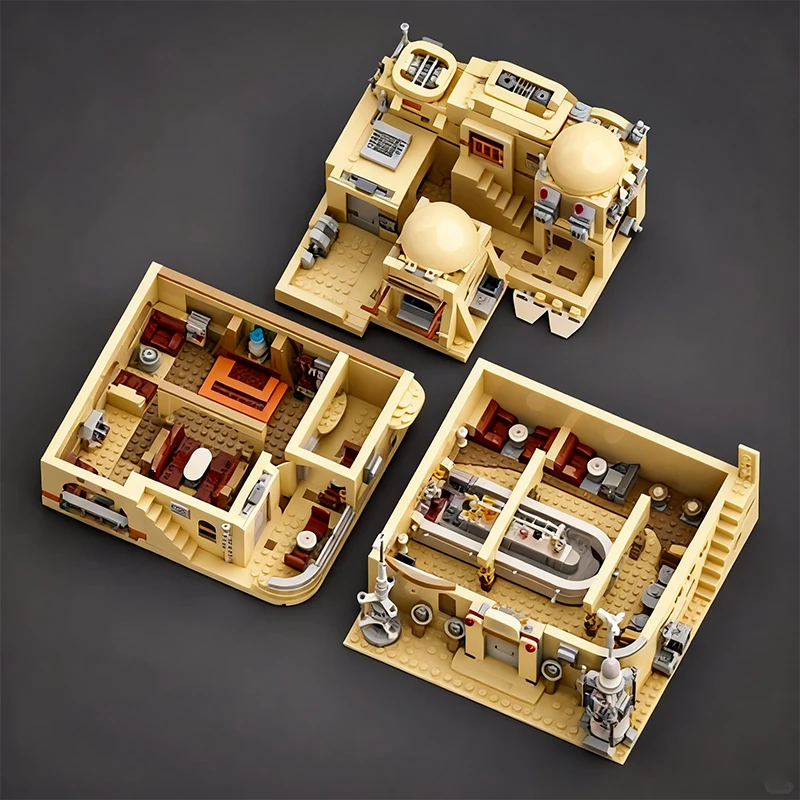 1971 قطعة كوكب الحانة اللبنات مجموعات MOC عرض الشارع نموذج الطوب عدة الجمعية منزل لعب للمراهقين الكبار هدايا عيد الميلاد #6