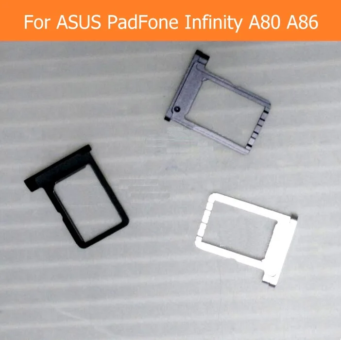 Suporte genuíno para cartão sim, para asus padfone infinito a80 a86 t003 t004, bandeja de leitor de cartão sim, conector adaptador de tomada de cartão sim