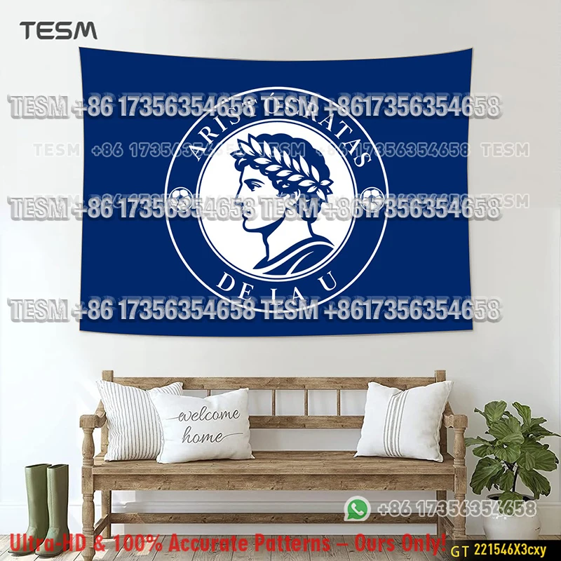 TESM 3D Print Competition Banners Fence Flags Wall Art Decorative Tapestries Hanging Freely Suitable Living Rooms  Bedrooms