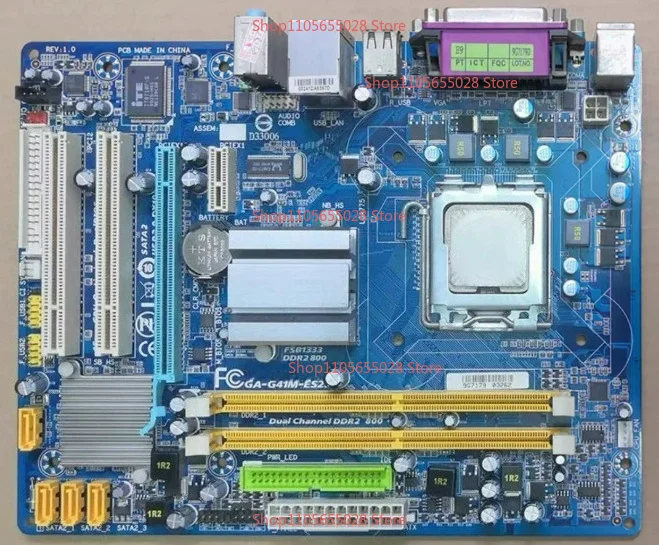 For Gigabyte G41 Motherboard LGA775 DDR2 G41M-ES2L/S2H/ES Onboard Graphics Support Quad Core CPUs