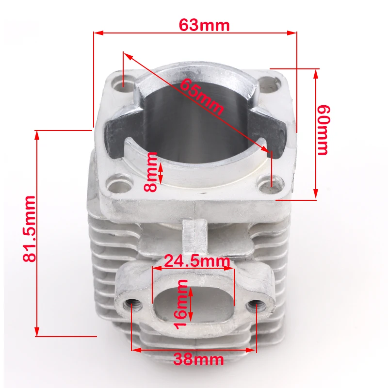 40-6 Cylinder Liner Replacement for ROBIN NB411 Brush Mower China 1E40F-6 Lawn Mower Parts