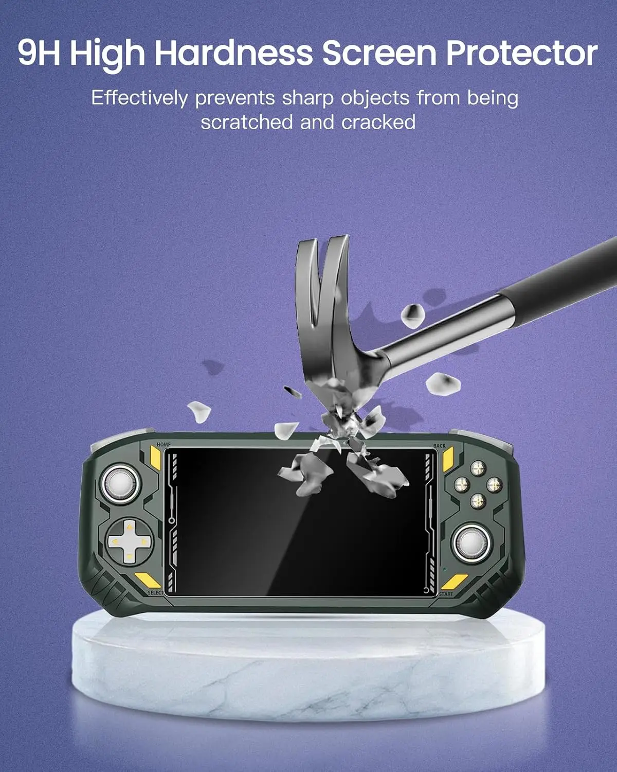 2.5D 9H Tempered Glass for AISLPC RG52 MINI/RG52 Pro/RG52 Pro Max Retro Handheld Game Console Anti-scratch Screen Protector Film