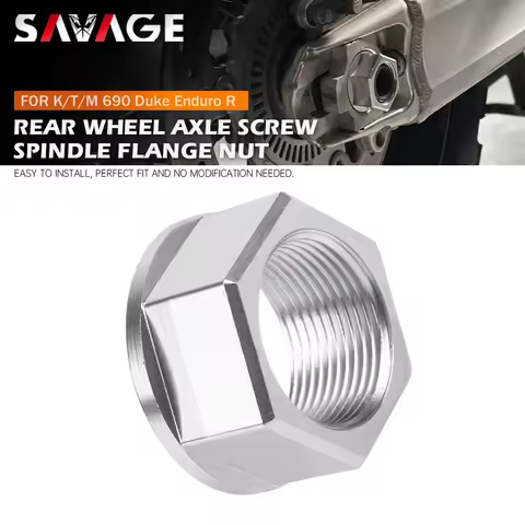 Rear Wheel Axle Flange Nut For 690 Enduro R SMC-R 790 Duke 950 990 Adventure Supermoto 150 250 XC SX Motorcycle Spindle Screw
