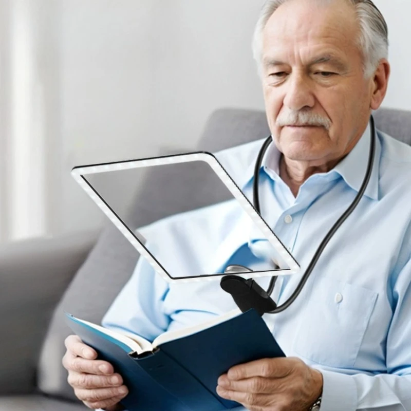 

hand-held folding mobile phone screen, desktop reading mirror expansion, oversized multi-function