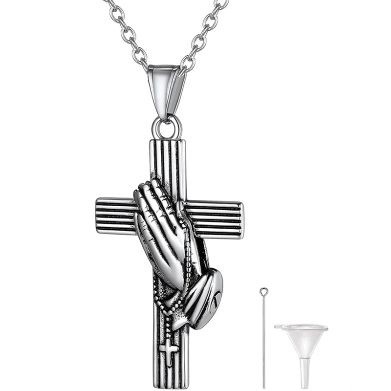 

Cremation Jewelry for Ashes for Human Keepsake Stainless Steel Memorial Pendant Cremation Urn Necklace for Human Ashes