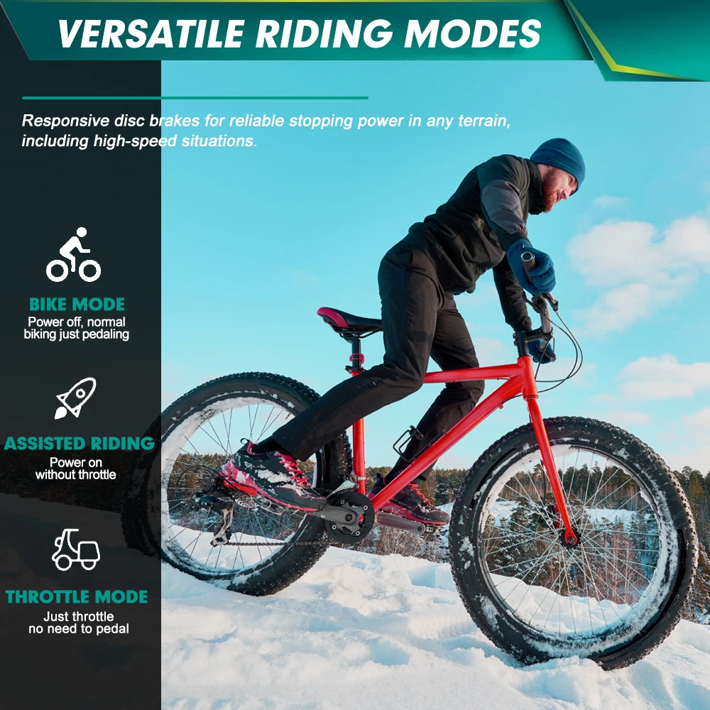 48V 1500W motore bici elettrica da neve 20 24 26 pollici 4.0 pneumatico motore mozzo ruota posteriore Dropout 170/190mm per Kit motore pneumatico