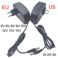 AC 220V To DC 5V 9V 12V Universal Power Adapter 6V 8V 13V 15V 1A 2A 3A Power Adapter Supply 5 6 8 9 12 13 15 V Volt 12V EU Plug