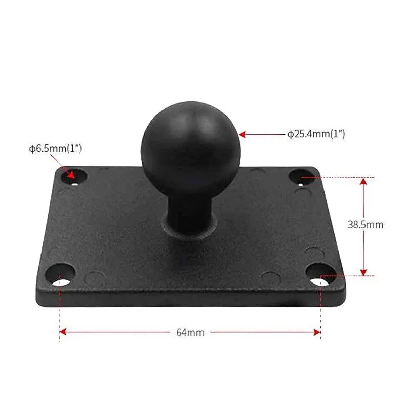 1 Inch Ball Head Motorcycle Base Stand for Garmin DSLR Gopro Xiaomi for Phone GPS Holder Mount Ram Mount Garmin Zumo/TomTom