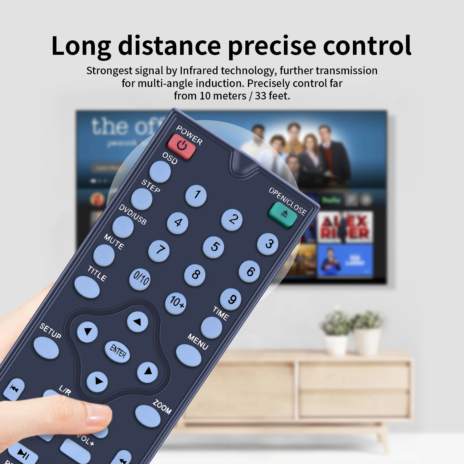 جهاز تحكم عن بعد بديل جديد لمشغل الأقراص المضغوطة DVD من Scholars SCH-DVD-BLK #6