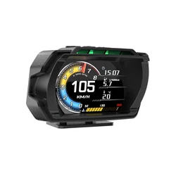 2024 più nuovo A580 Car Head Up Display GPS + OBD2 HUD Smart Car Water & Oil temp RPM Turbo Gauge Digital Speed Voltage Auto Meter