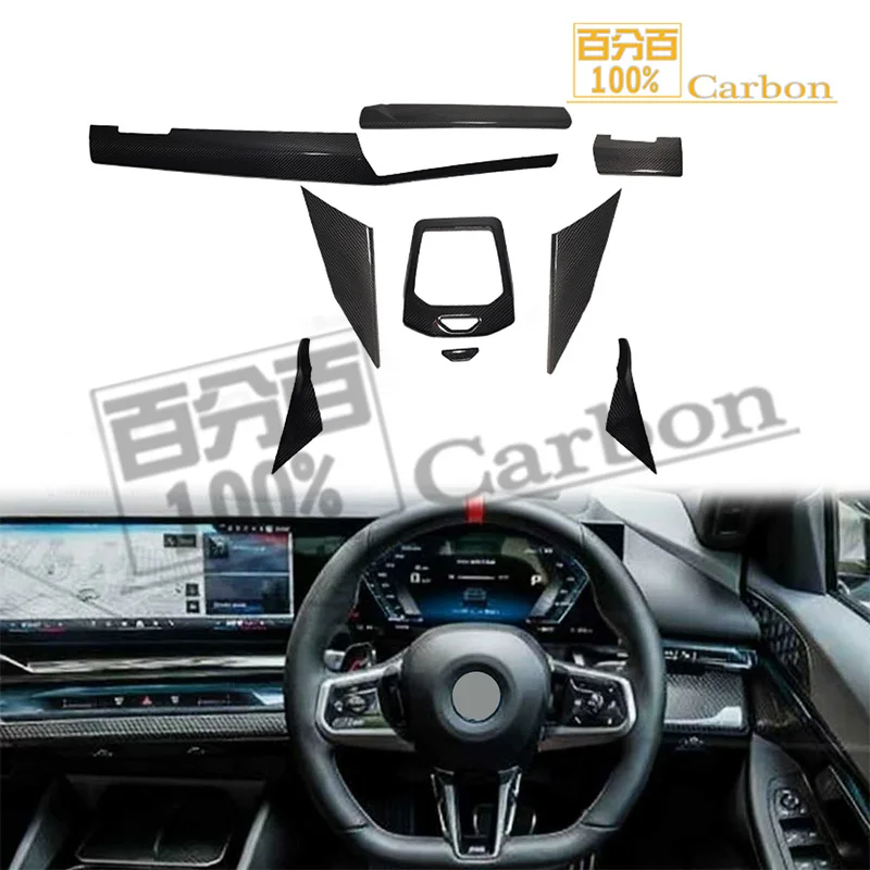 

RHD G60 Dry Carbon Add On Interior Trims Dashboard Cover for BMW 5 Series G60 2024up