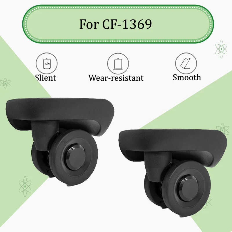 For CF-1369 Ultra-Silent Luggage Wheels Premium Smooth Gliding Experience Library and Airport Quietness Worry-Free