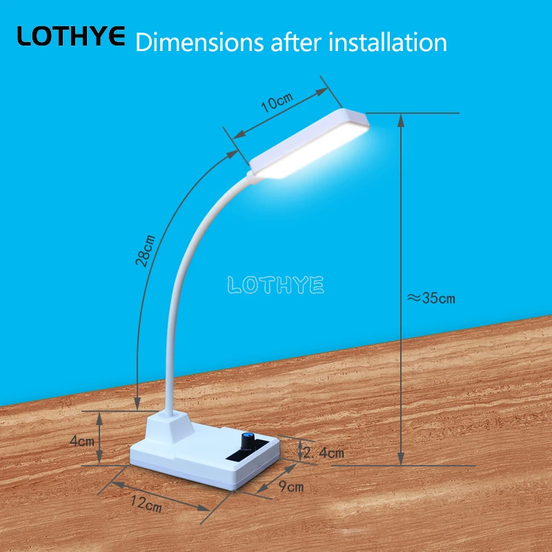 NE555 Kit lampada da tavolo dimmerabile a LED PWM circuito saldatura fai da te Kit elettronico fai da te 8.5W 5V 2A con potenziometro interruttore