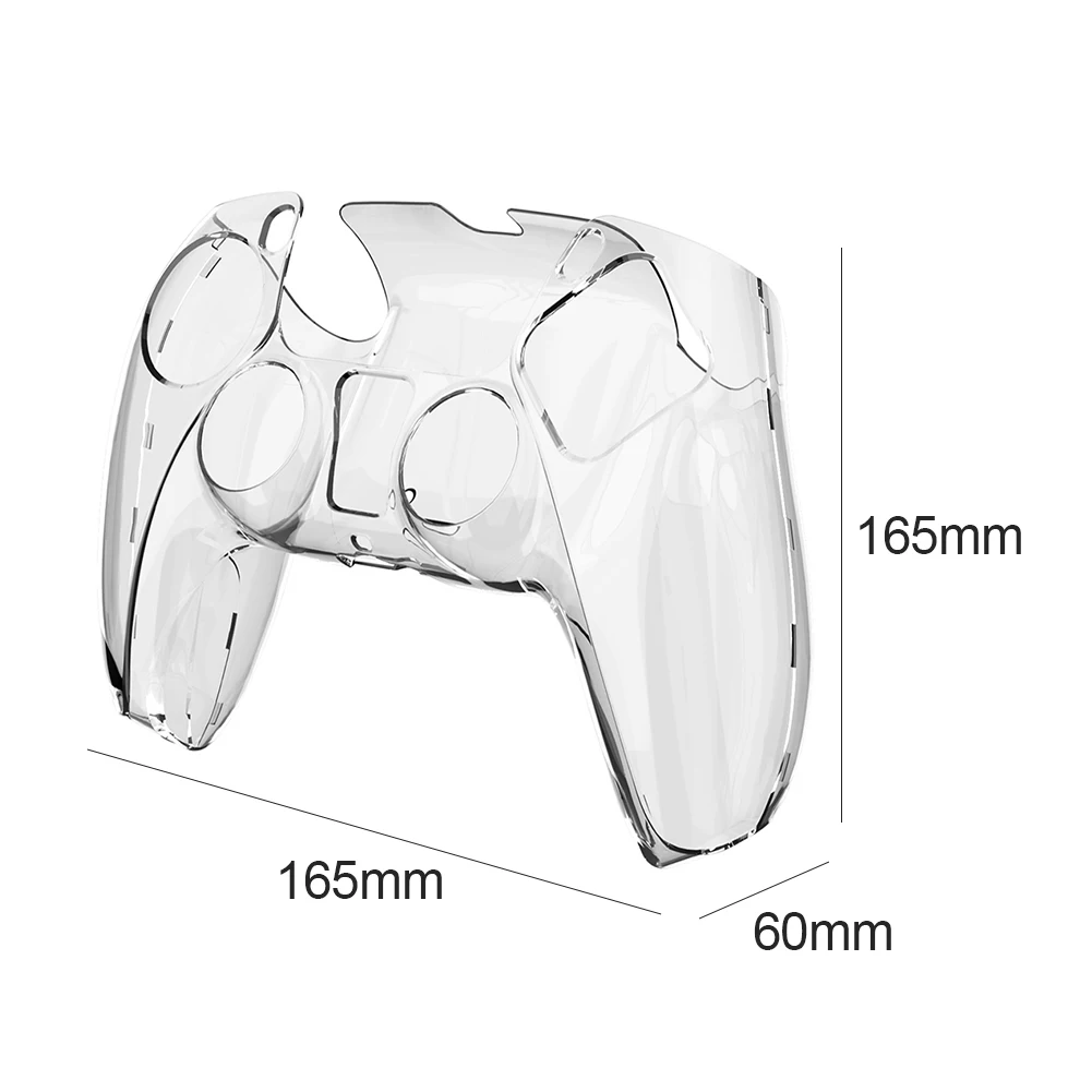 غطاء جلد شفاف للكمبيوتر لـ PlayStation 5 ، ملحقات تحكم DualSense ، ملحقات الماكينة الإلكترونية
