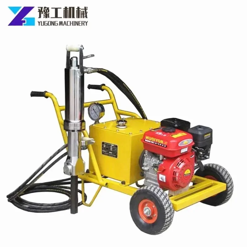 YUGONG Hydraulic Rock Splitter for Sale Factory Supply Easy To Control Electric Stone Splitter Electric Cracking Machine HOT