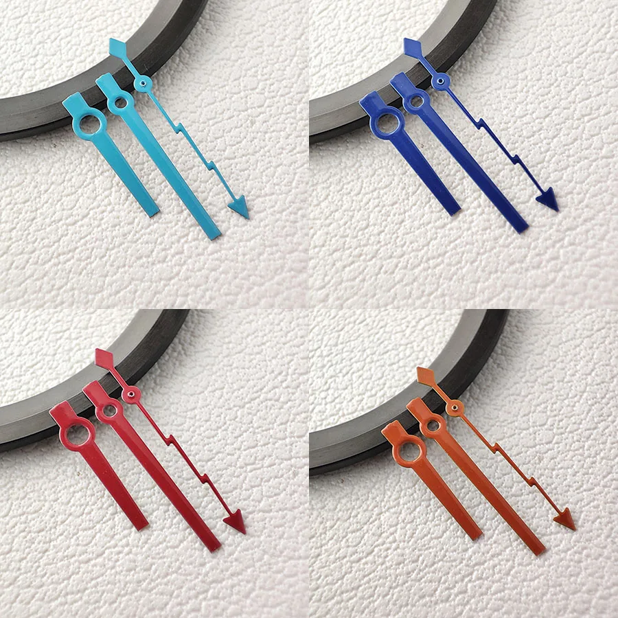 야광 없는 손목시계 액세서리, NH34, NH36, NH38, 4R, 7S 무브먼트용, 여러 가지 색상, NH35