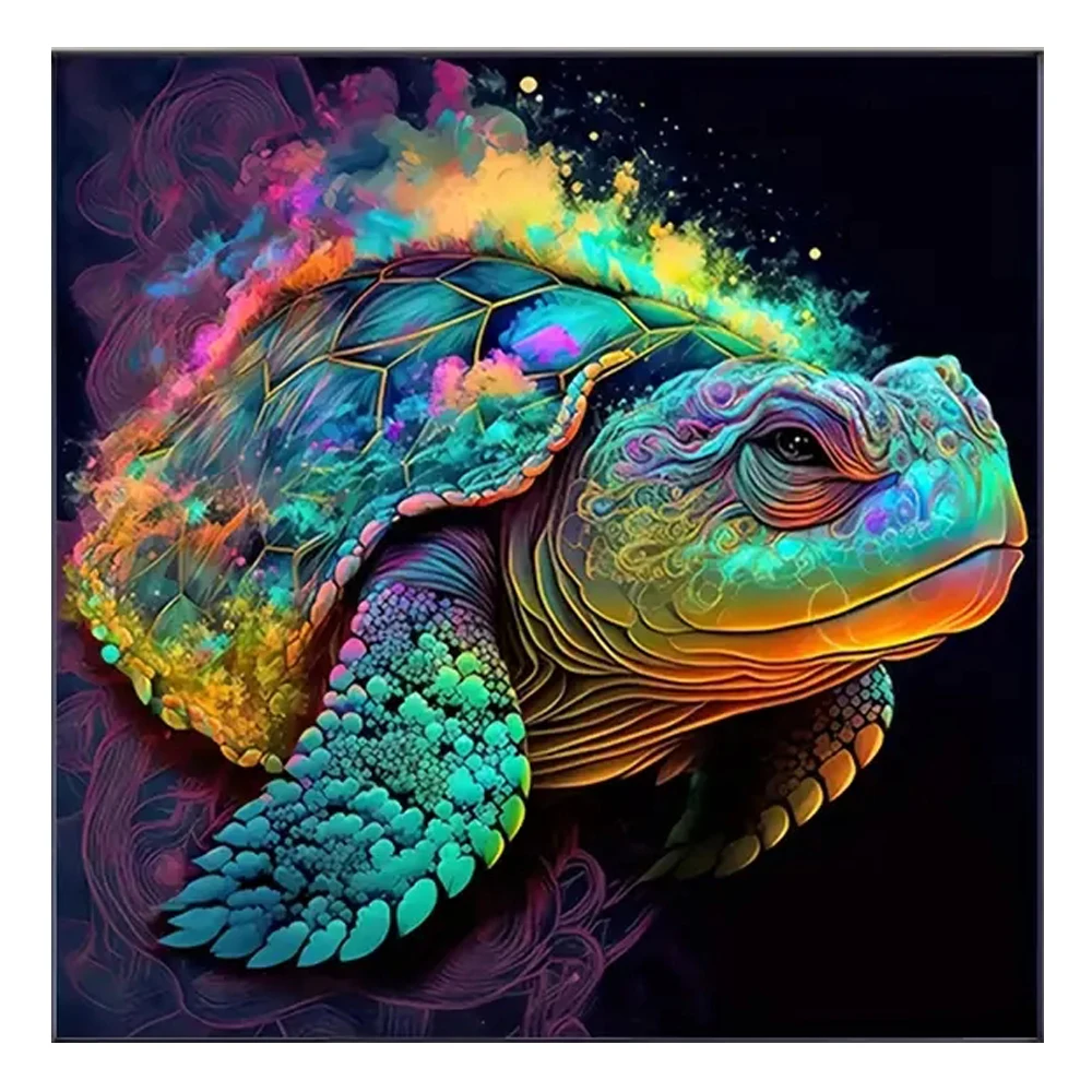 5D Diamond Cross Stitch Animals Diamond Painting Full Square/Round Mosaic Rhinestones Sea Turtle Pictures Embroidery Decor Gift