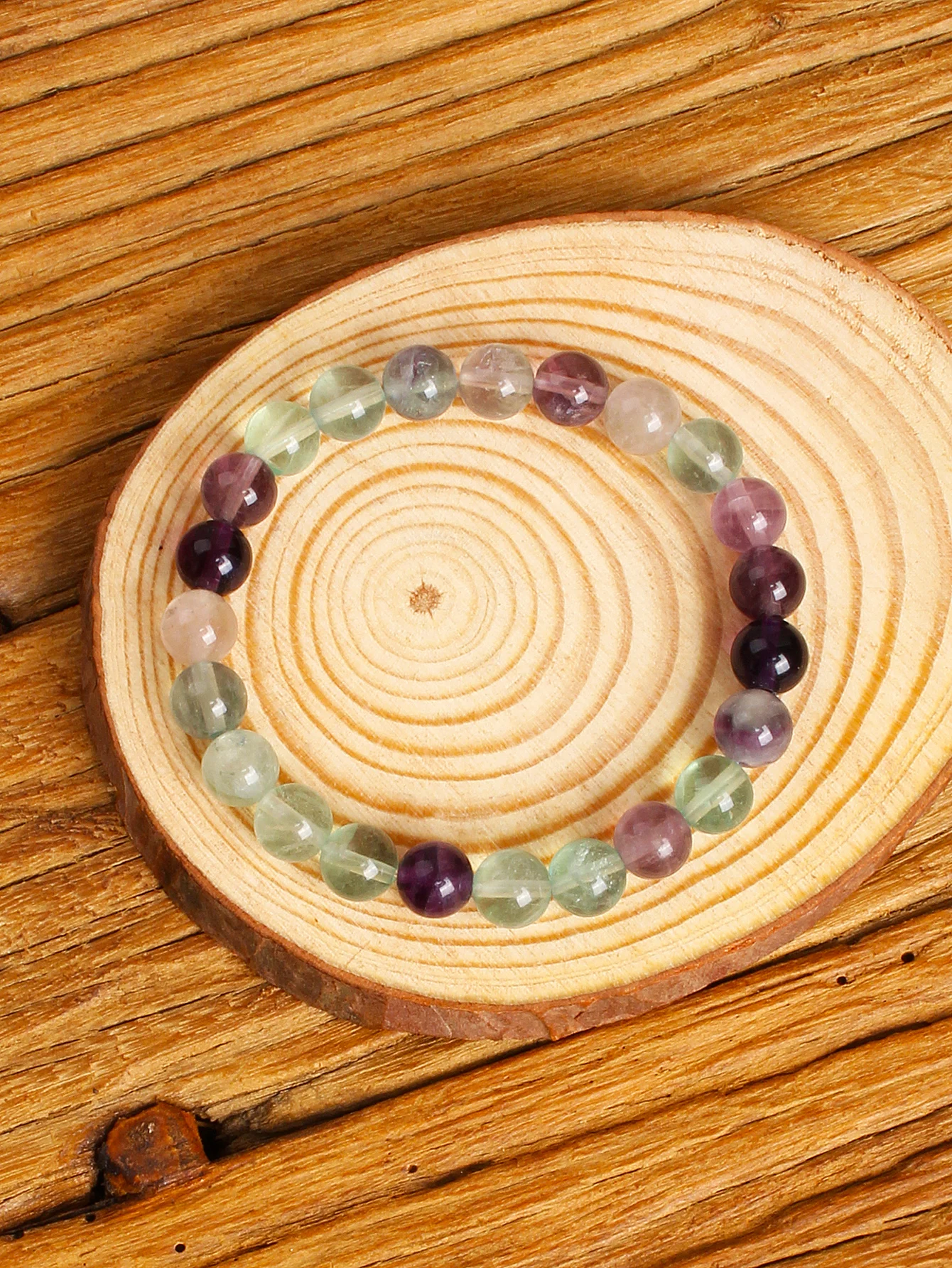 Natural Fluorite Gemstone Bead - Gemstone Bracelet Healing review and price