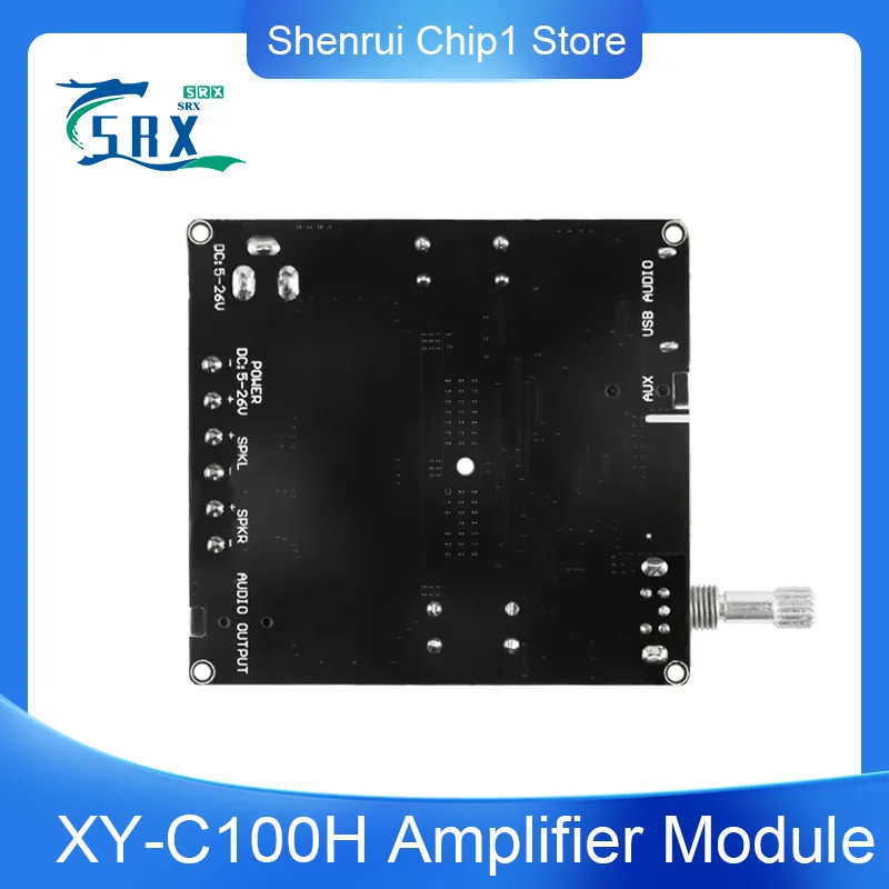 

XY-C100H Original 100W HIFI Stereo Bluetooth Digital Power Amplifier Module TPA3116 Electronic Components