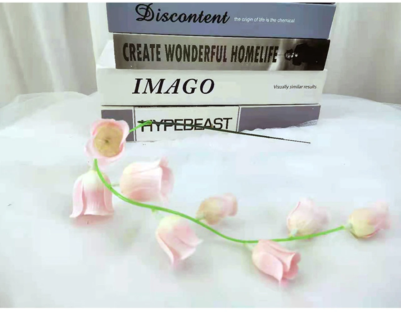 Simulated Lily of Valley Artificial Flowers, Handmade Flowers, Home Decoration, Wedding Party Accessories, High Quality, 5Pcs