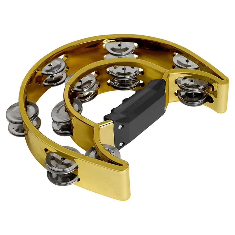 1 قطعة الدف المحمولة للأطفال البالغين متعددة الأغراض قرع آلة موسيقية حفلة Ktv الفرقة فئة استخدام دائم Abs المعادن