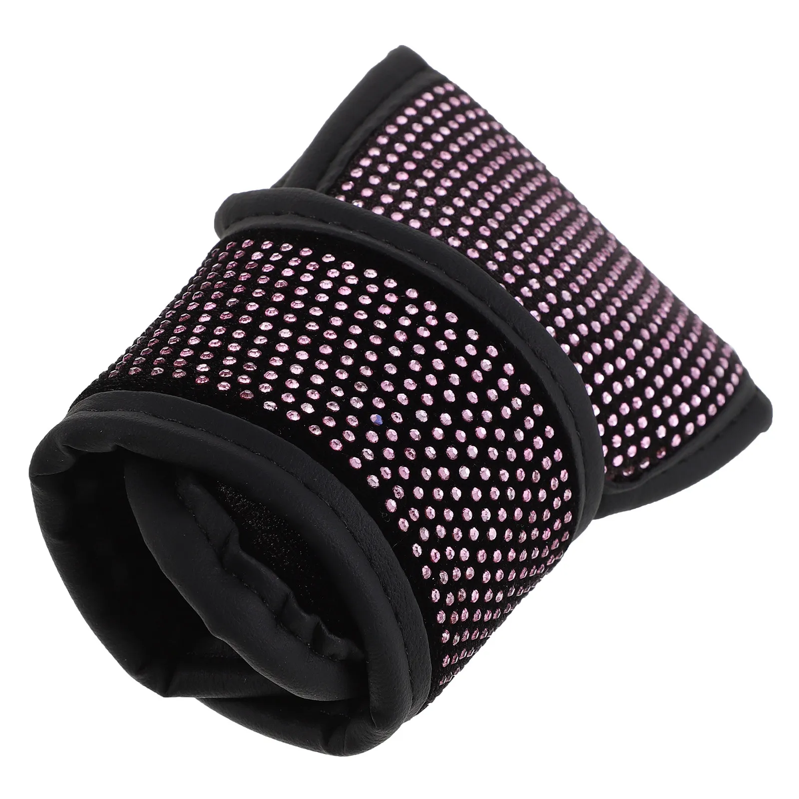 

Bling Gear Shift Cover Car Gear Lever Cover Protector Pink Sparkly Rhinestone Car Accessories for Women Luxury Auto