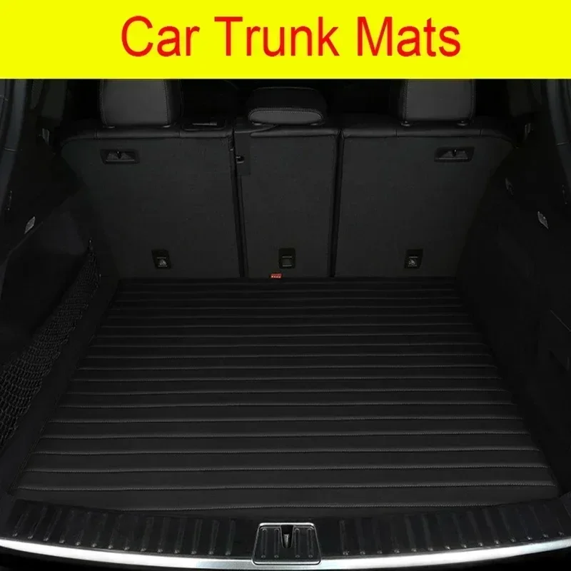 

Stripe Style Artificial Leather Car Trunk Mat for Volvo XC90 5 Seat 2015-2021 7 Seat 2015-2021 Car Accessories