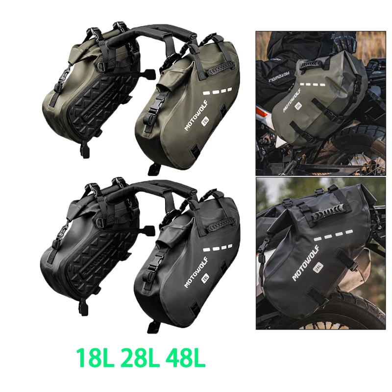Waterproof MotorcycleTravel Luggage Saddlebags Motorcycles Universal  Side Bag For BMW Honda Kawasaki Yamaha Honda Side Bags