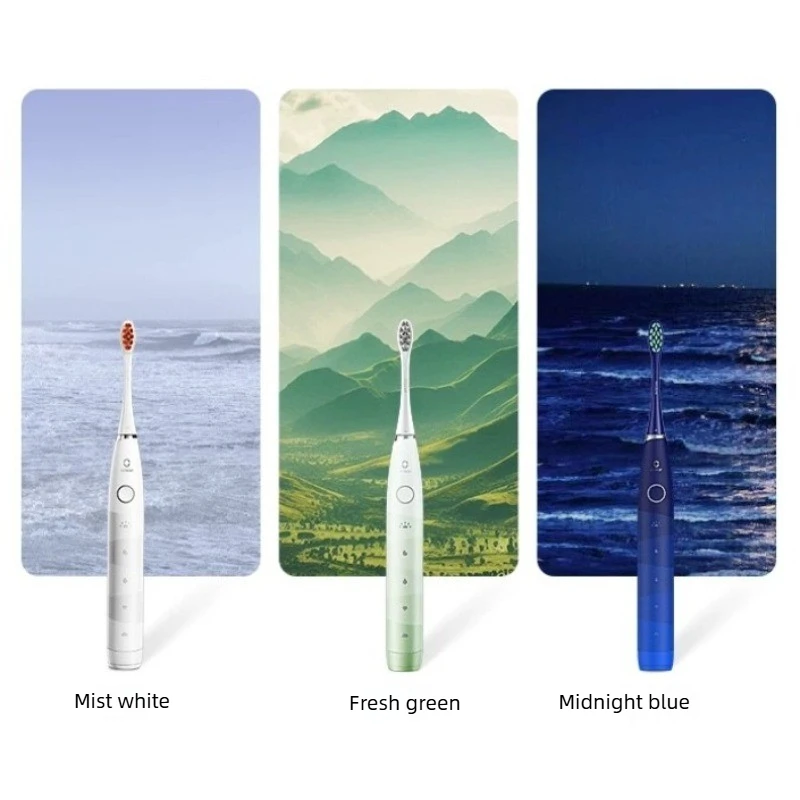 Oclean Electric Toothbrush Flow S - Fashionable, Long-Lasting, Smart Sonic, Couples Birthday Gift IPX7