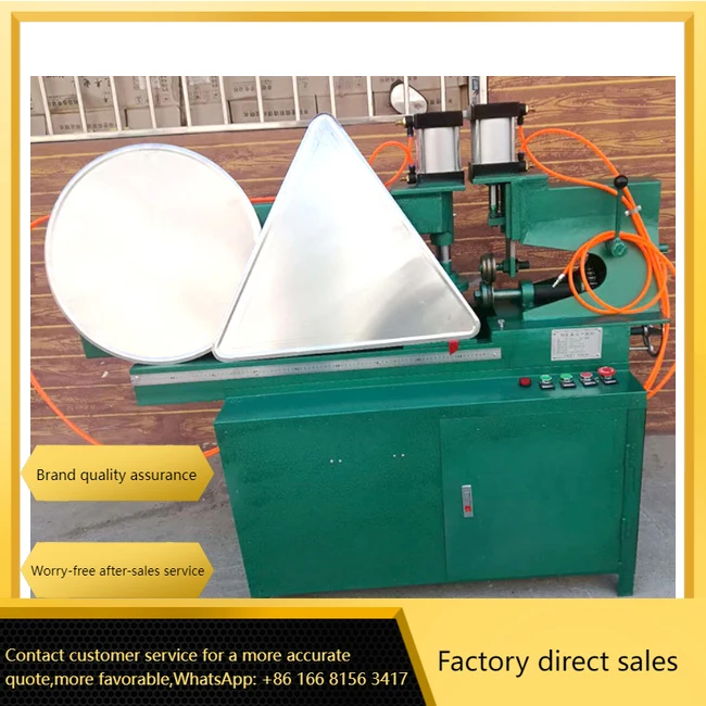 Aluminum Plate Sign Cutting Machine Road Sign Making Traffic Sign Machine Cutting Round Edge Pressing Machine