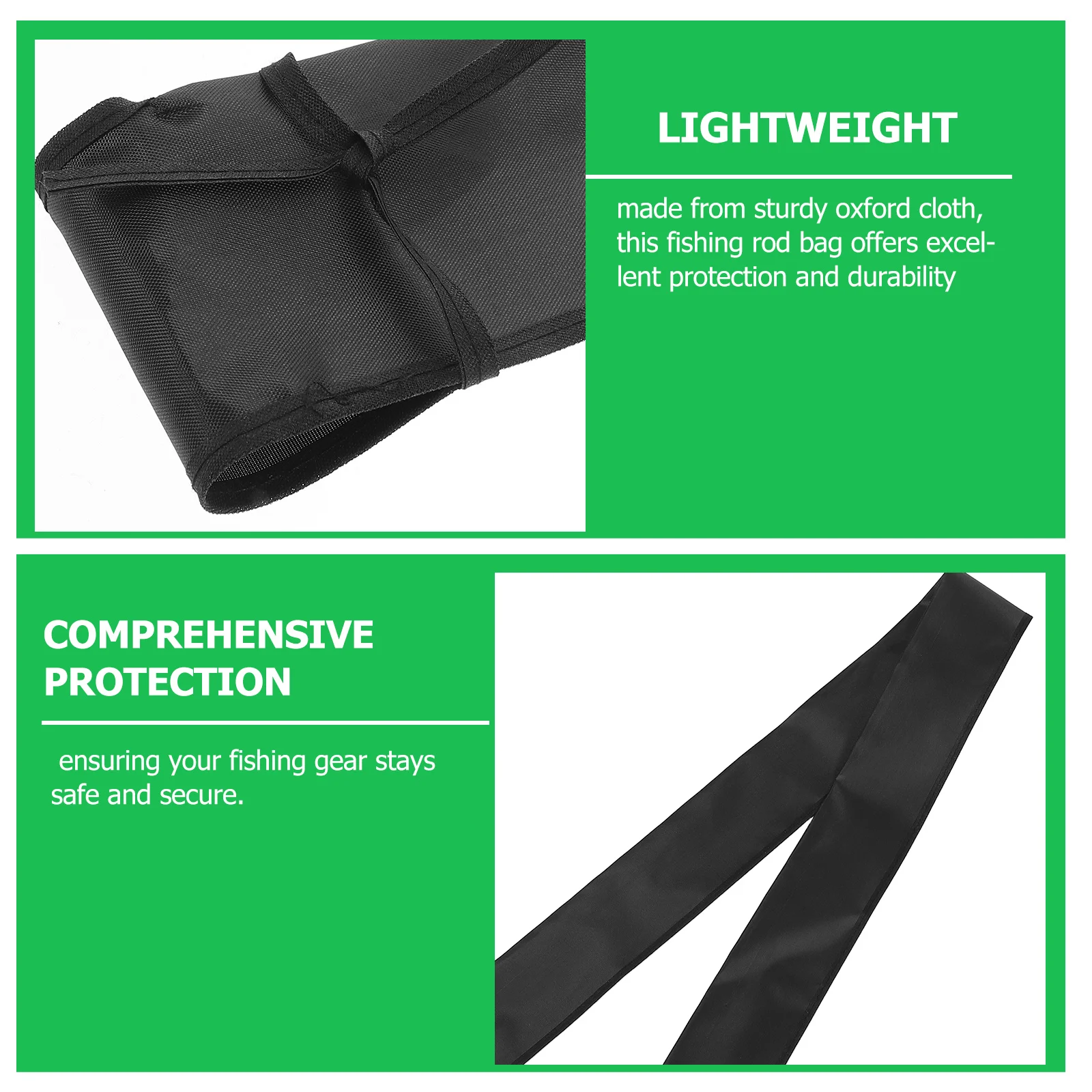 

Long Section Fishing Rod Bag Travel Storage Bags Oxford Cloth Camping Pole Pouch