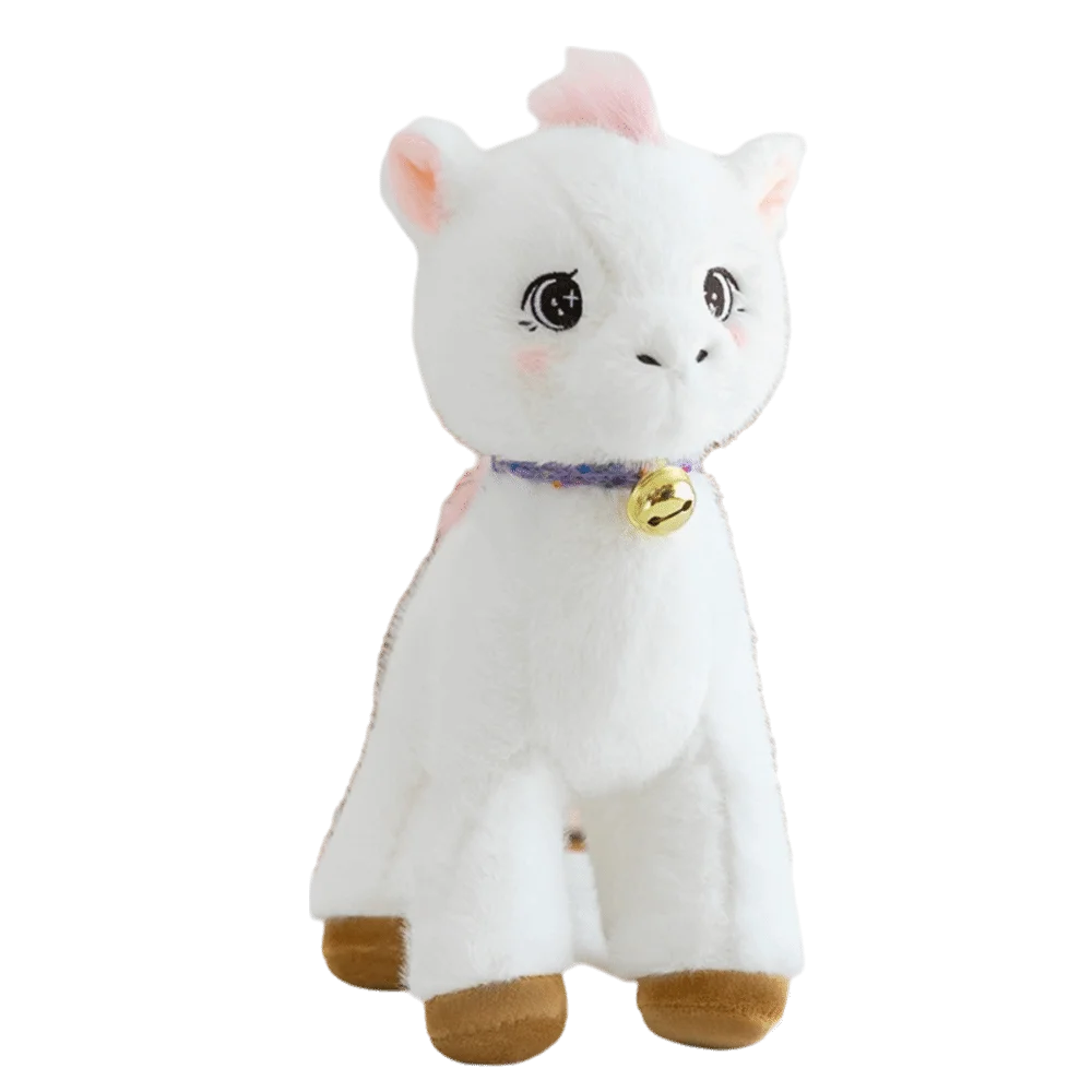 Cozy Stuffed Horse Soft Realistic Lifelike Horse Horse Plushie Fine Horses Simulation Cartoon Cartoon Horse Festival Gift