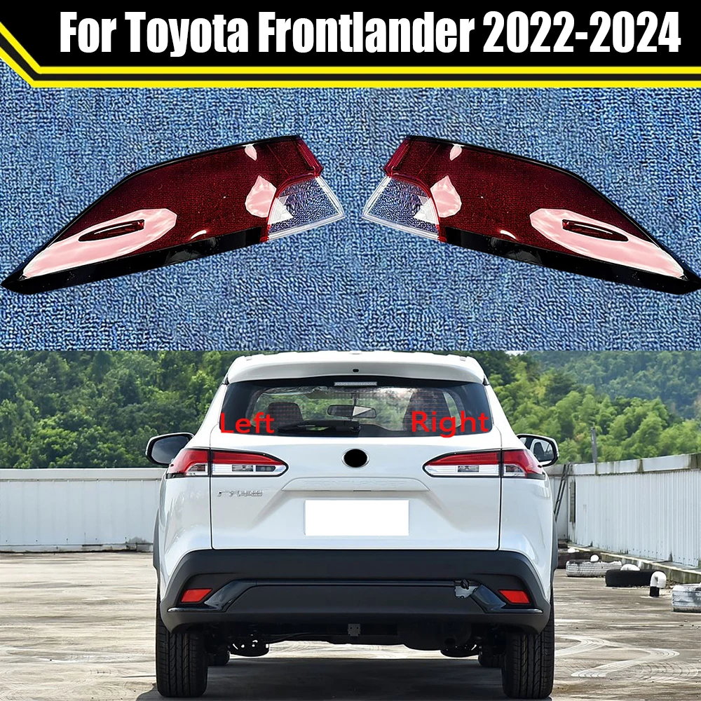 For Toyota Frontlander 2022 2023 2024 Car Rear Taillight Shell Brake Lights Shell Replace Auto Rear Shell Cover Lampshade