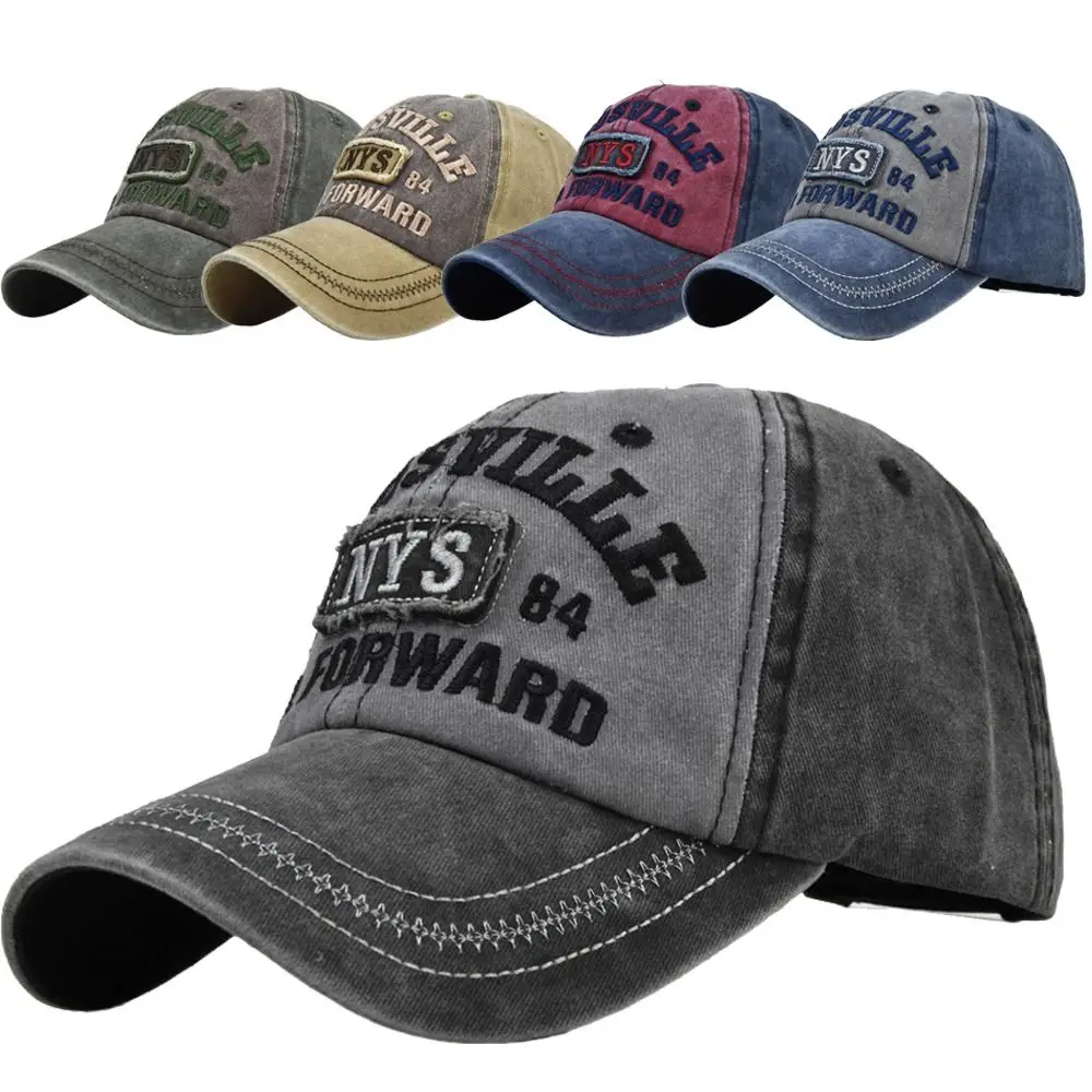 

Модные бейсболки в стиле хип-хоп с вышивкой букв, спортивные летние джинсовые солнцезащитные кепки для спорта на открытом воздухе, кепки Snapback для мужчин и женщин