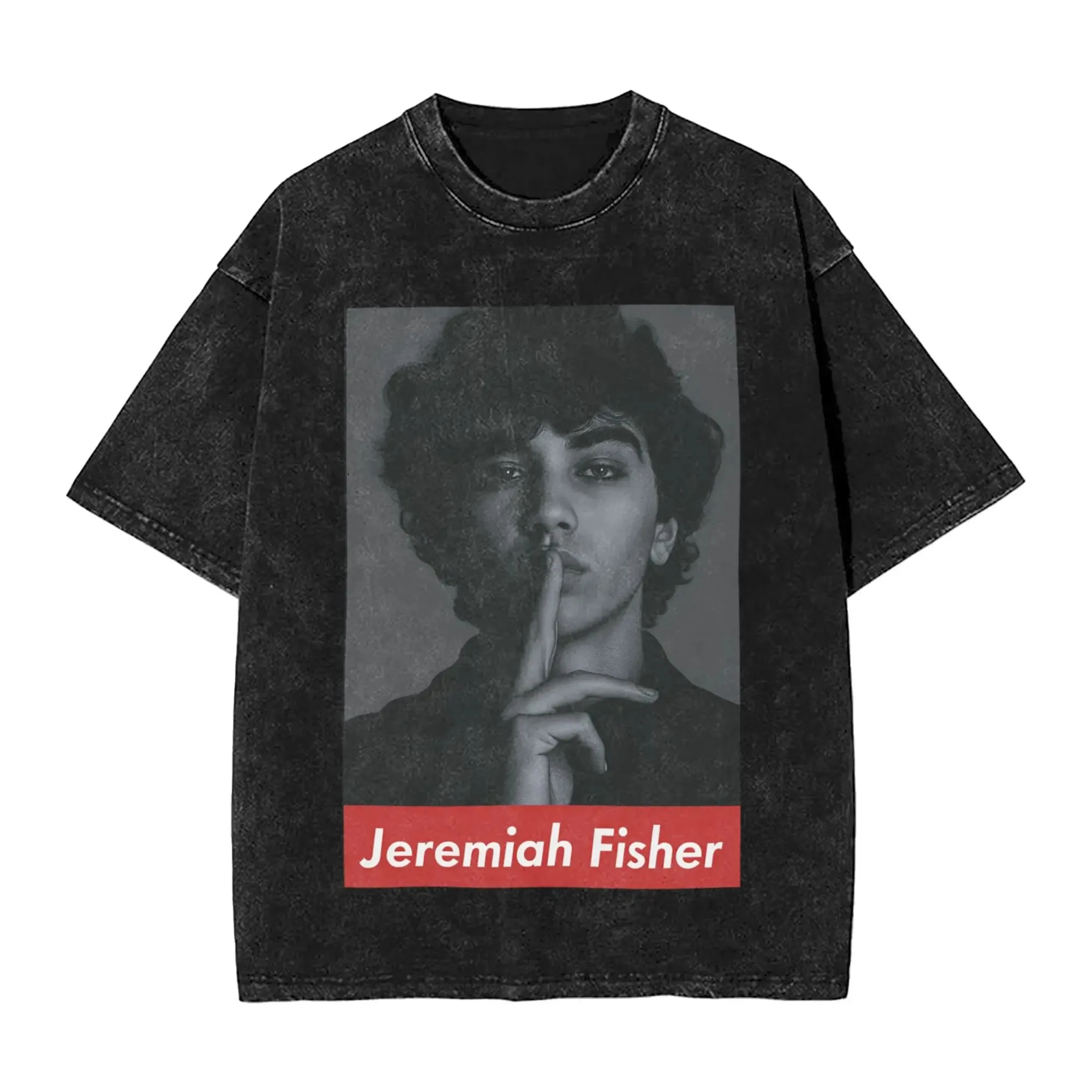 25 كونراد وإرميا تي شيرت لمحبي القطن مضحك بلايز النساء الرجال Crewneck فريق كونراد تيز ملابس قصيرة الأكمام حجم كبير