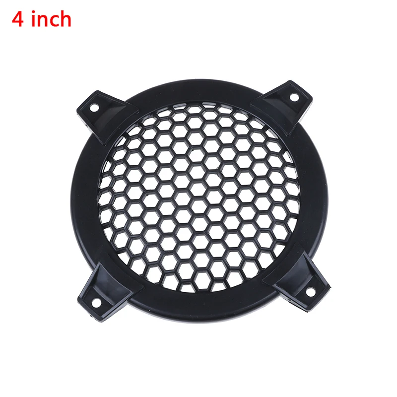 4 ''/6''/8 ''/10''/12'' البلاستيك مكبر صوت للسيارة الفرعية مكبر الصوت مصبغة الحرس حامي غطاء شبكة مستديرة مضخم صوت السيارة غطاء المتكلم #5